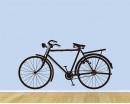 Bicycle Decal Bicycle Modern Wall Art Sticker